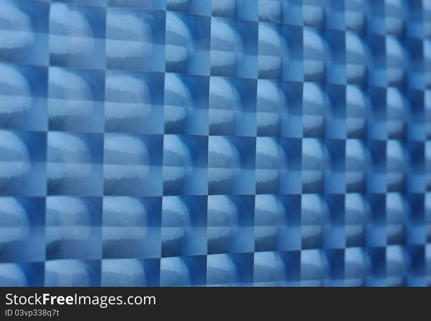 Blue background, consisting of cells