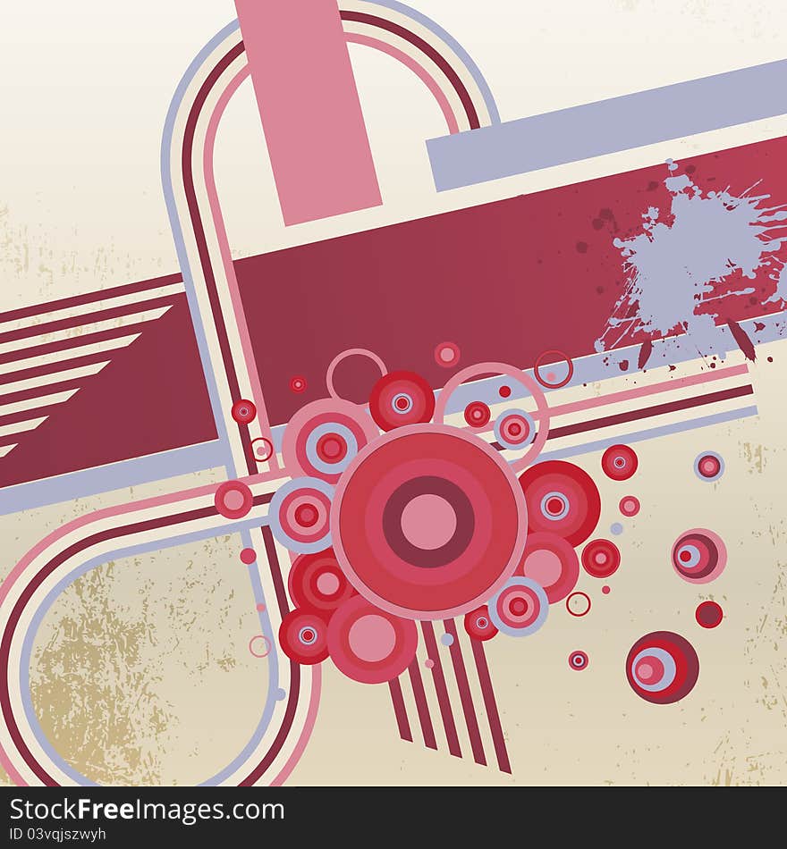 Grunge abstract  background. Vector illustration.