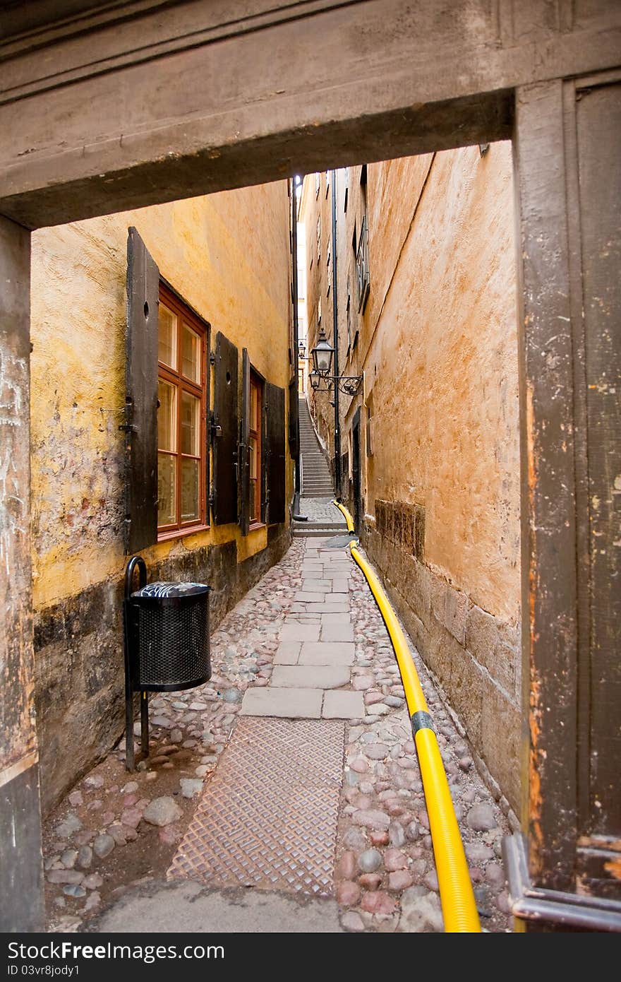 Street In Old Town Galma Stan, Stockholm