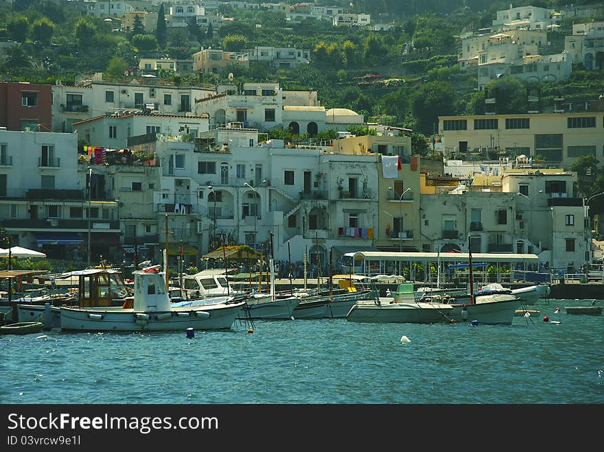 Port of Isle of Capri, Italy