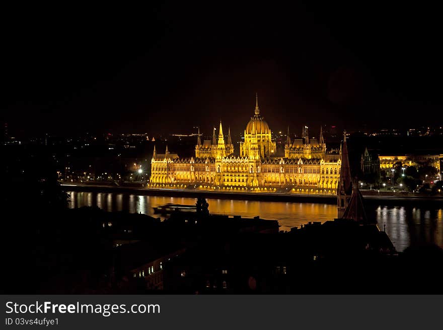 Parliament building in Budapest