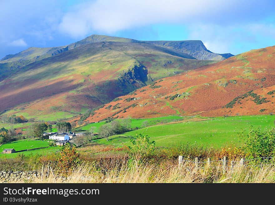 Cumbrian Mountain In Autumn..