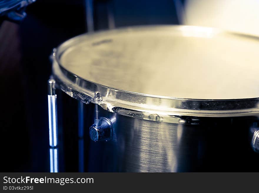 Drum closeup in music room