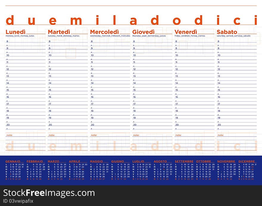 Planning 2012 Italian And Other Languages