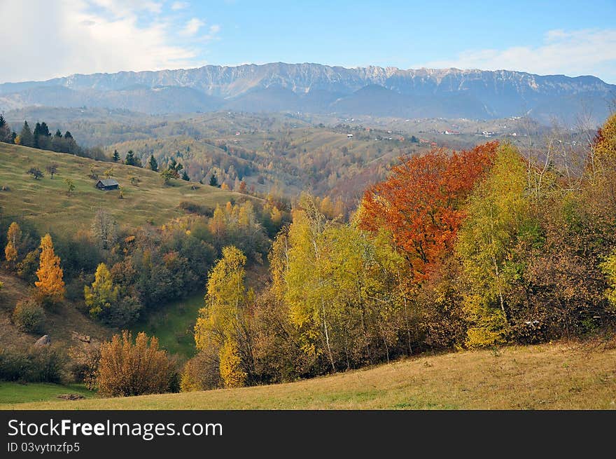 Rural hill landscape