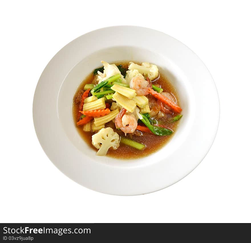 Seafood noodles