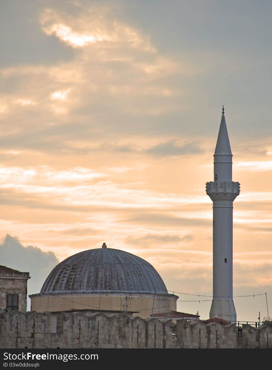 Dusk Over The Mosque