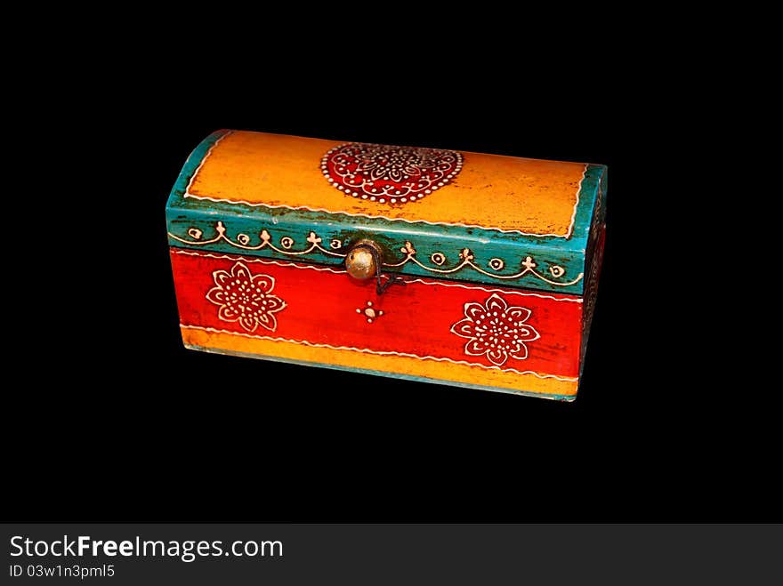 Traditional Eastern culture wooden box