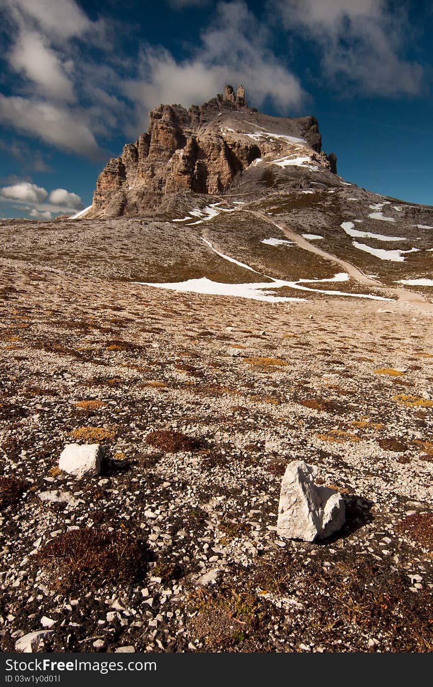 Peak In Italian Dolomites