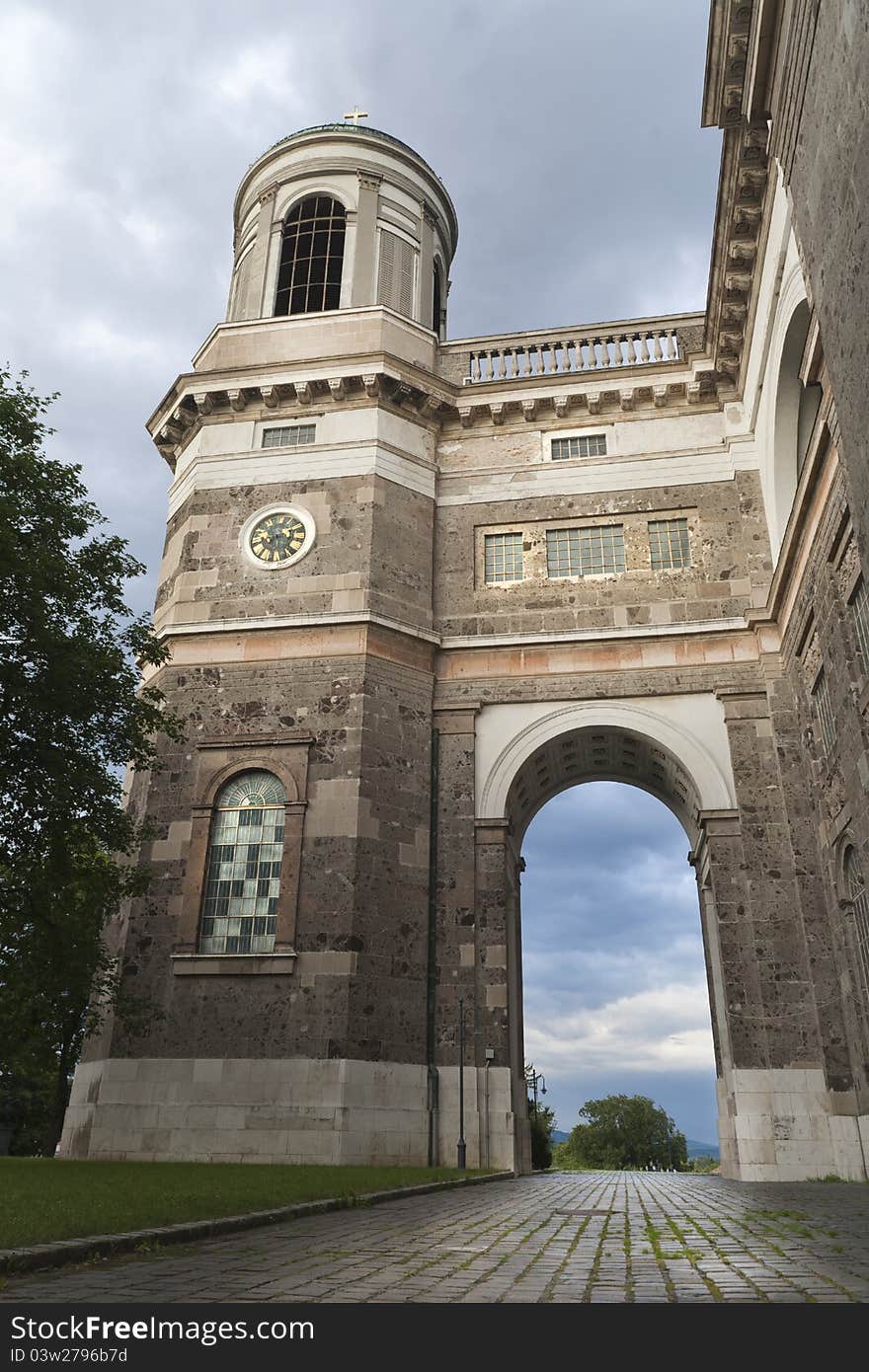 Belfry of the famous cathedral, Hungary