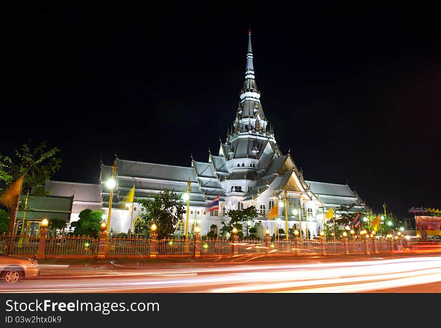 The temple beautiful and modern at Eastern, Thailand.