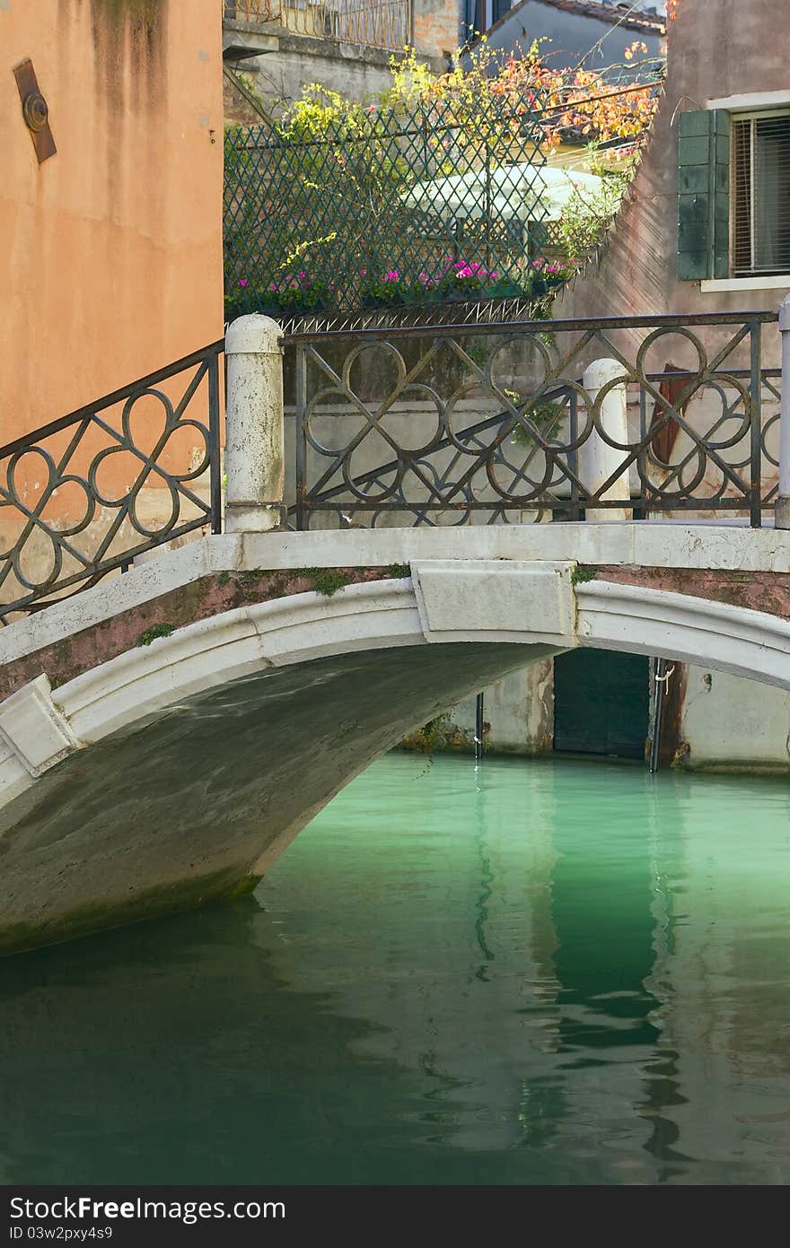 Romantic view of beautiful Venice canal with bridge (Italy). Romantic view of beautiful Venice canal with bridge (Italy)