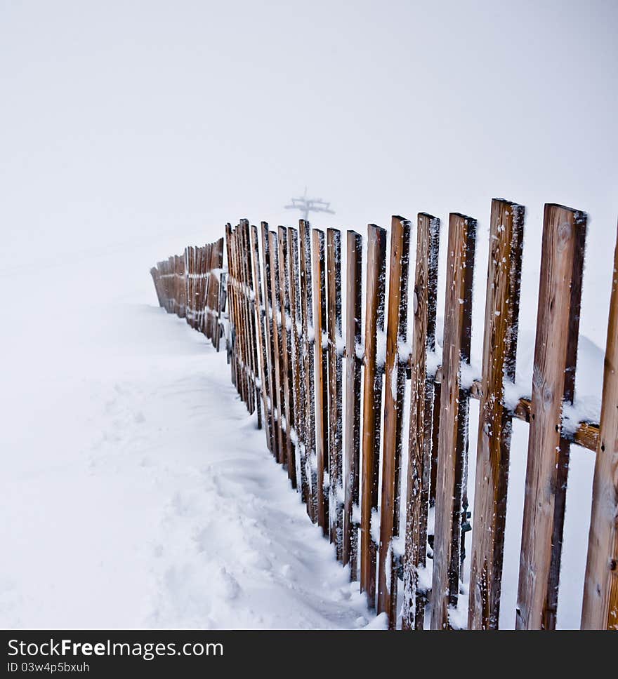 Frozen fence