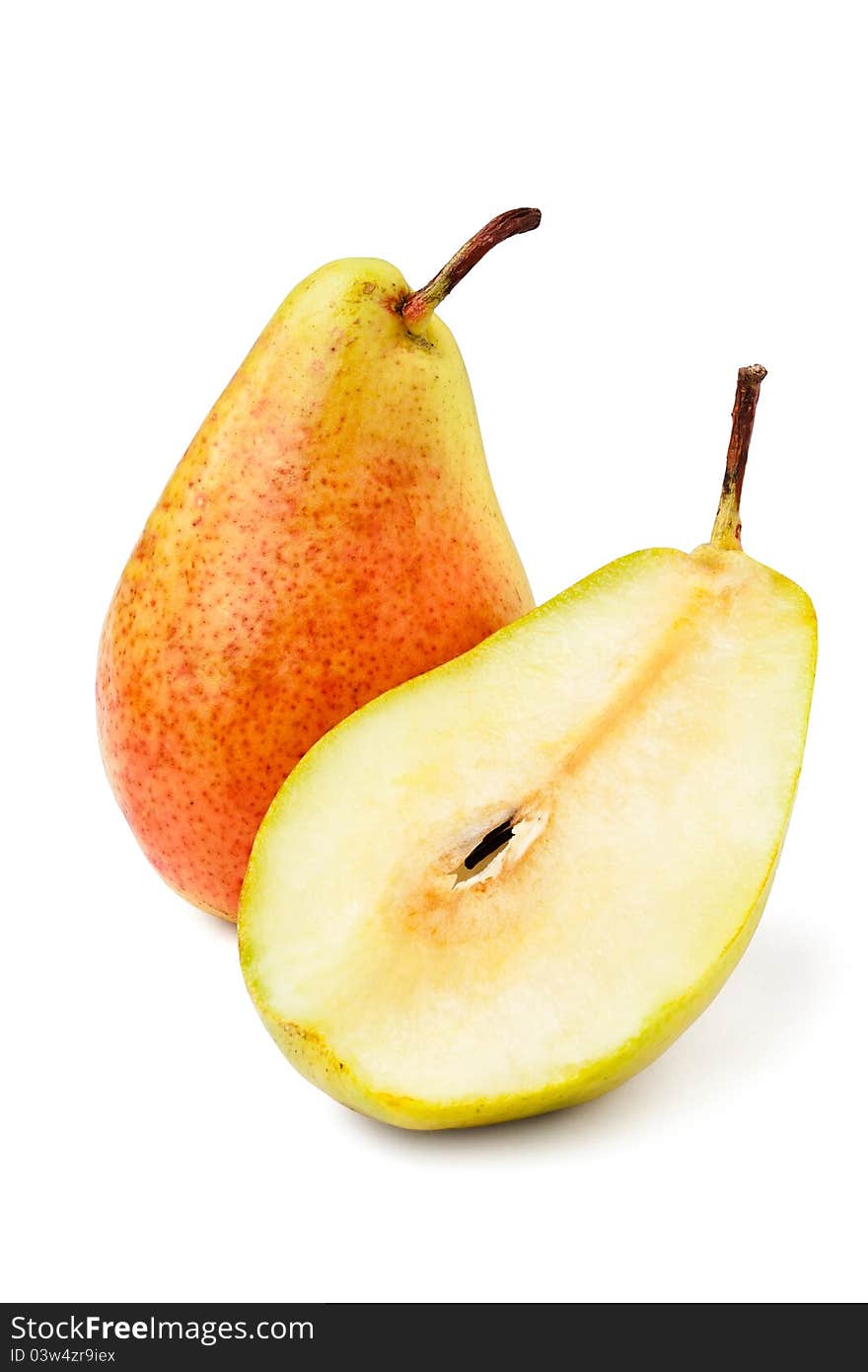 Cut pear