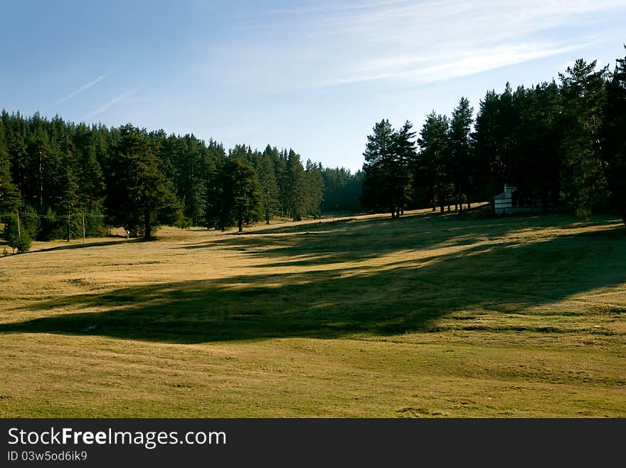 Beautiful landscape from Jundola village in Rhodopi mountains, Bulgaria. Beautiful landscape from Jundola village in Rhodopi mountains, Bulgaria