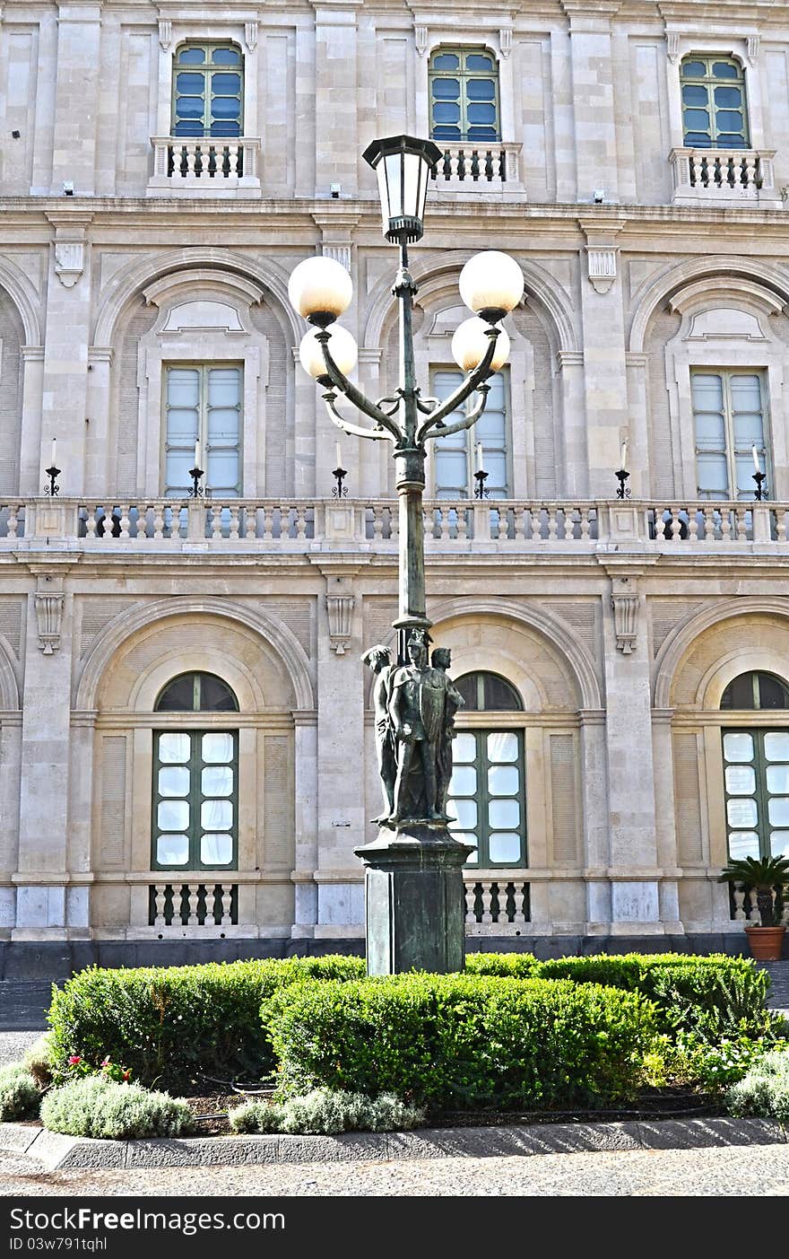 Beautiful Baroque Palace in Catania, Sicily