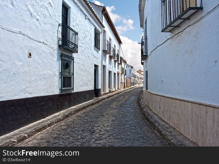 Streets of Almagro in Andalusia region in Spain