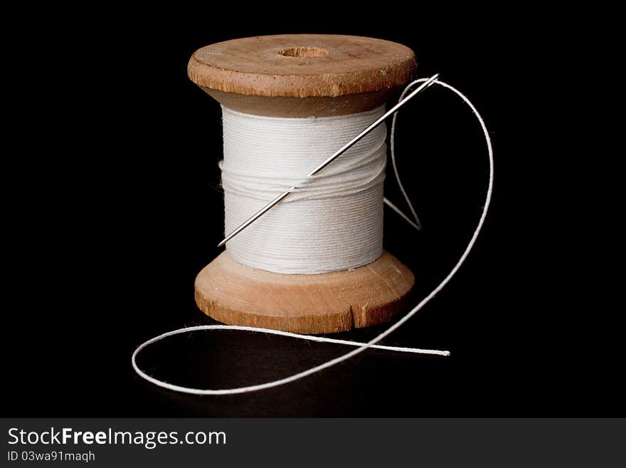 Thread Spool And Needle