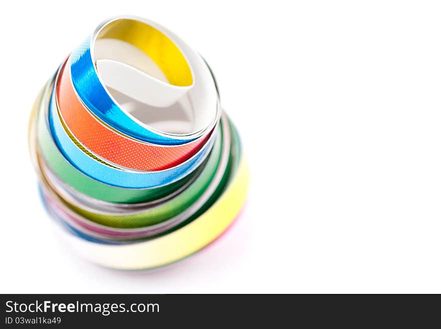 Ribbon isolated on a white background