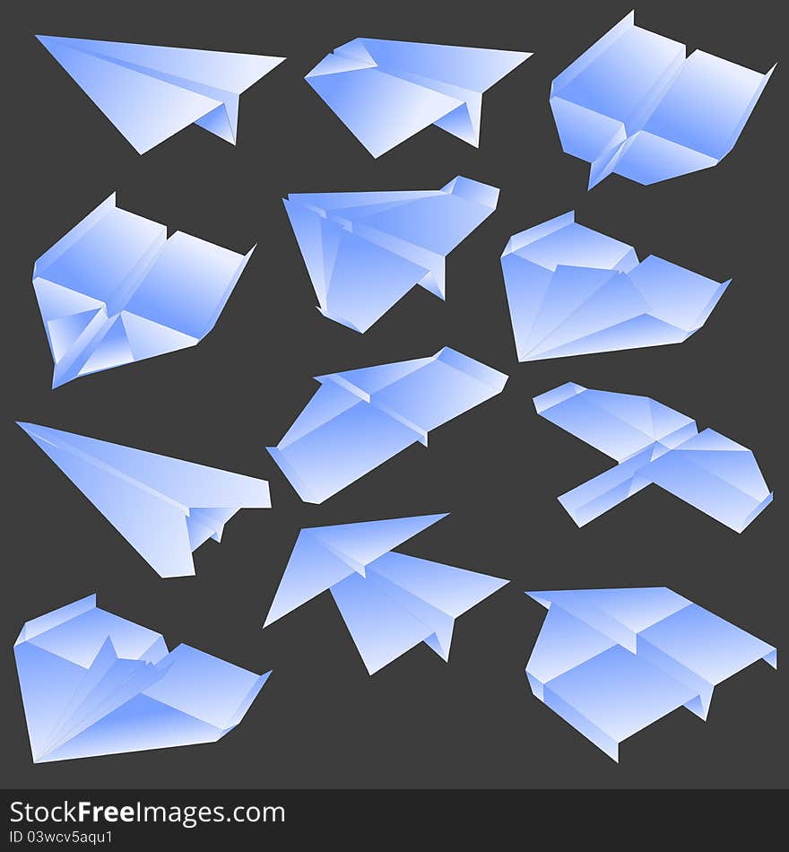 Paper plane collection