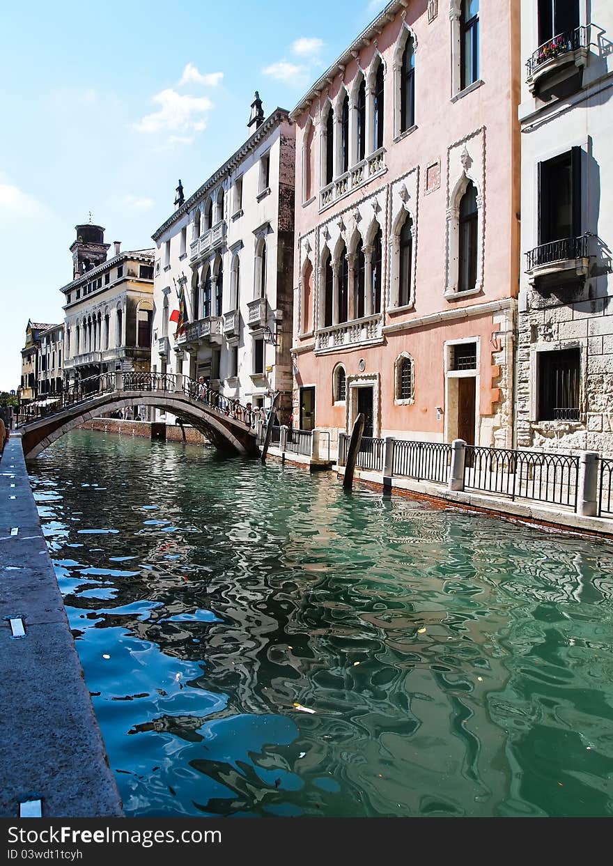 View of Grand Canal in Venice, Italy