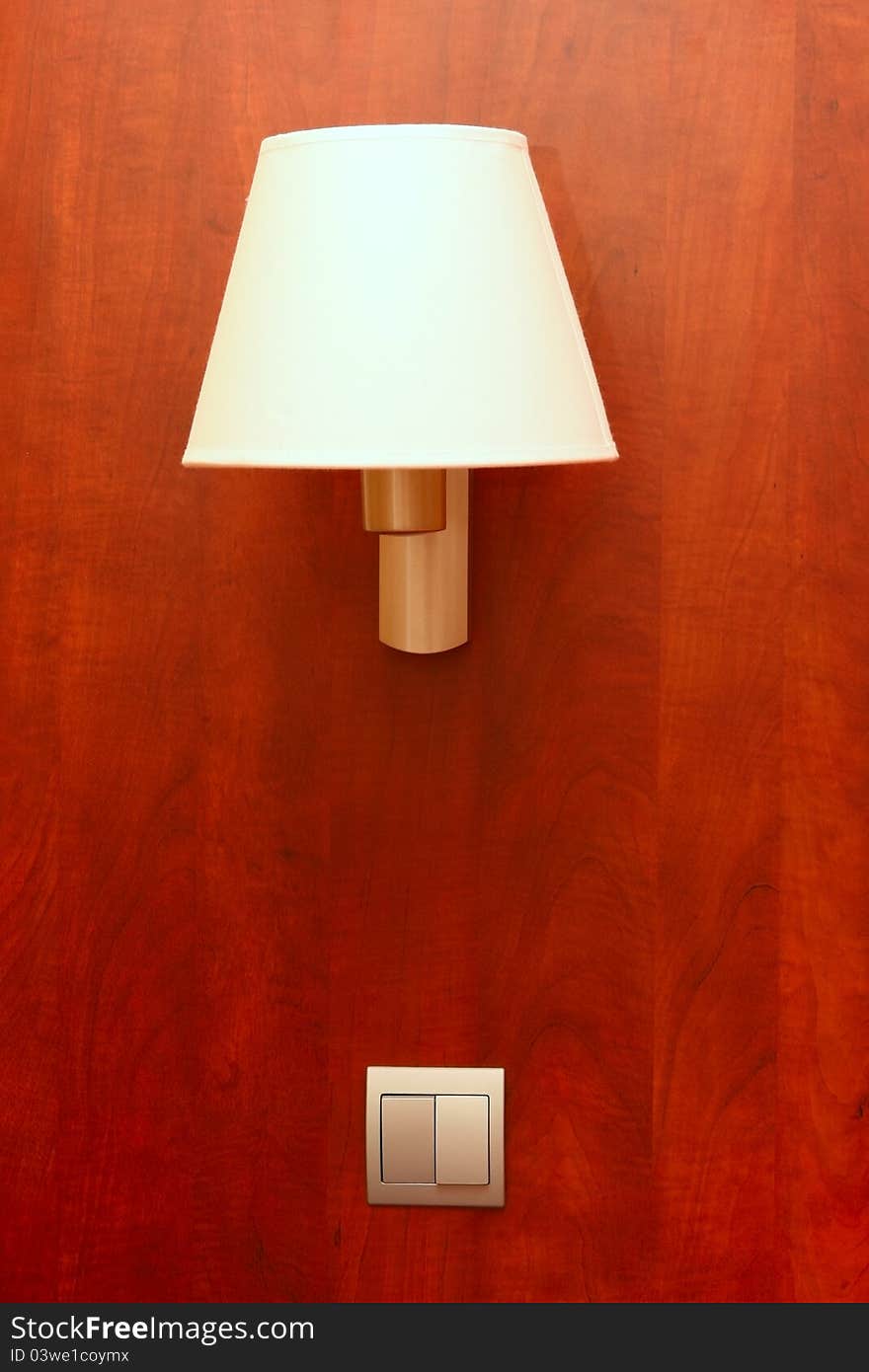 Lamp and the switch on