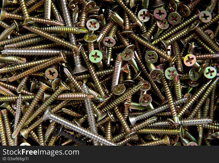 Close up image of Screws background