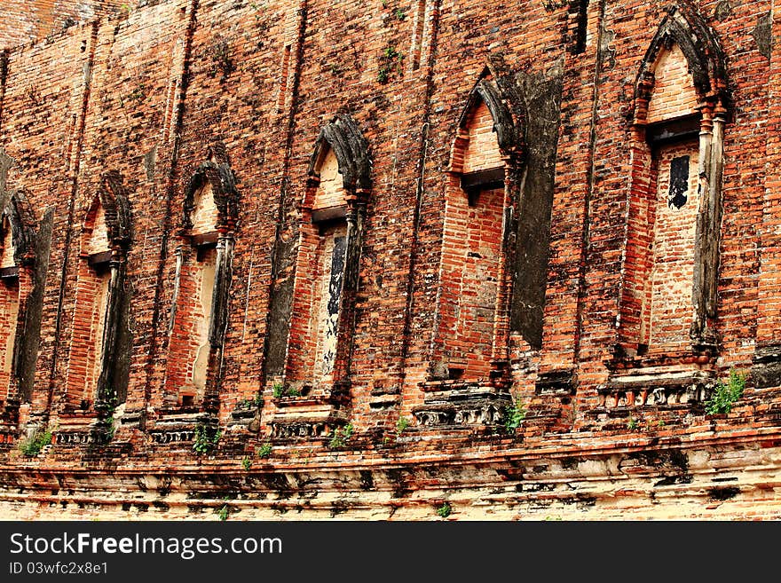 Historical Pagoda at Ayutthaya near Bangkok, Thailand. Historical Pagoda at Ayutthaya near Bangkok, Thailand