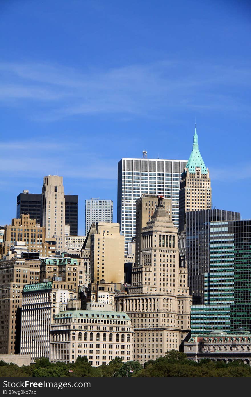 A view of Lower Manhattan