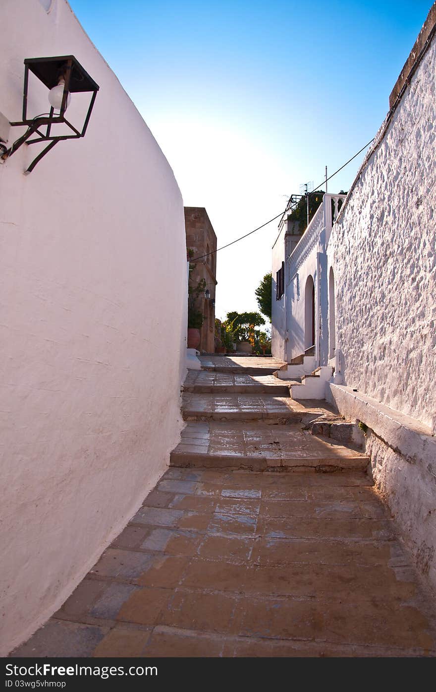 Street in Lindos