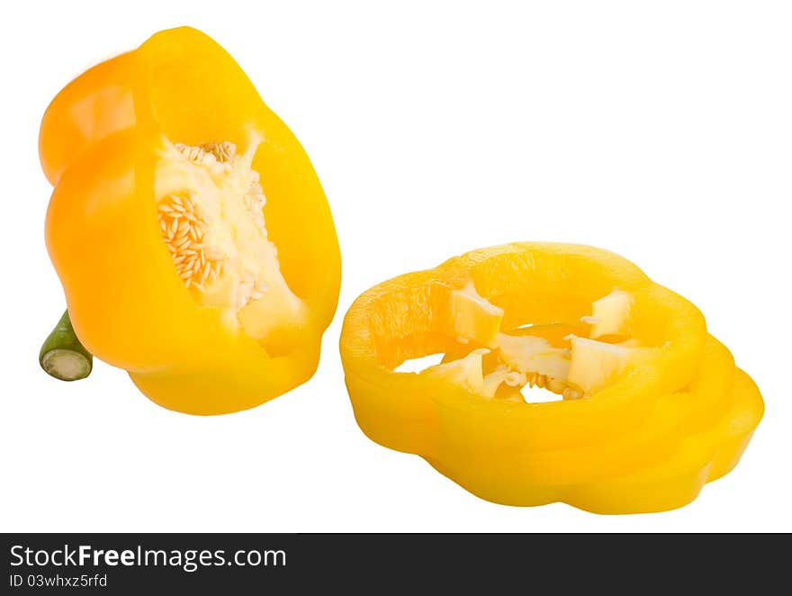 Sliced Yellow Pepper