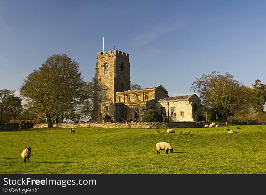 The Old Church and Walled Grave Yard, Charwelton, Northamptonshire, England