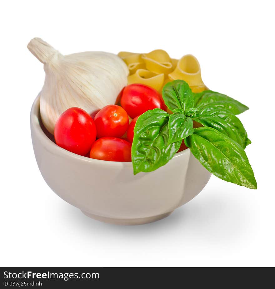 Cannellini Beans, tomatoes and basil