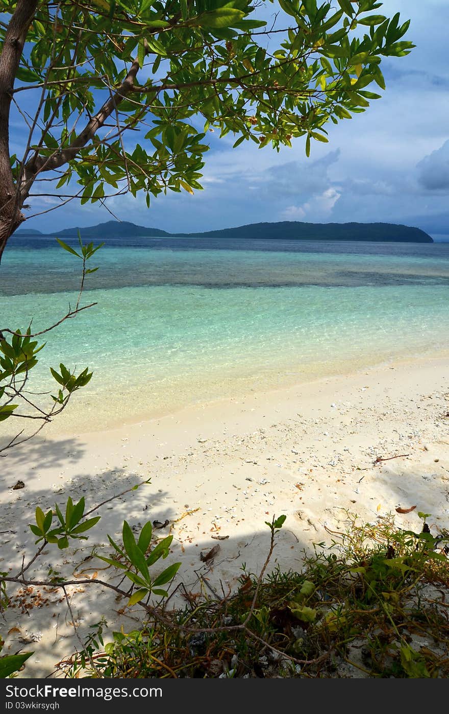 An original and very natural beach picture taken from Raja Ampat Island, Papua, Indonesia. One of the most beautiful place on earth for diving and vacation. An original and very natural beach picture taken from Raja Ampat Island, Papua, Indonesia. One of the most beautiful place on earth for diving and vacation.