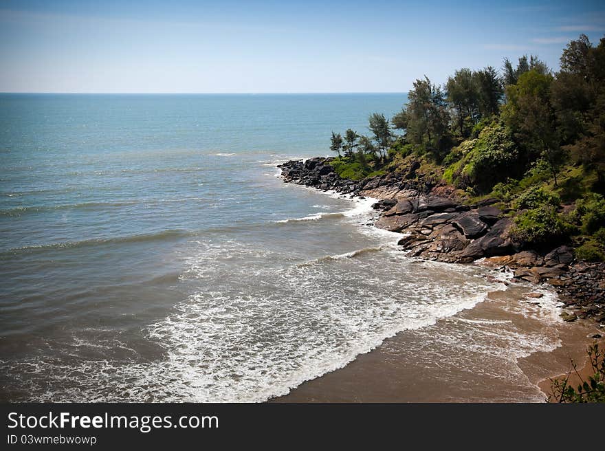 Beautiful beach of ocean