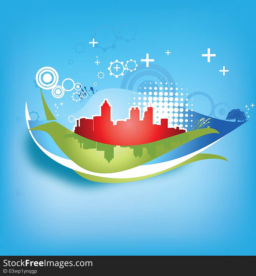 Colorful urban city abstract background,illustration. Colorful urban city abstract background,illustration