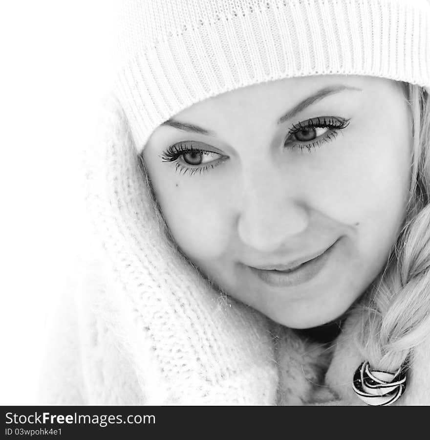 Woman in  Warm Clothing