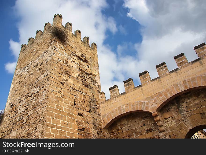 Medieval Castle in Majorca (Balearic Islands - Spain)