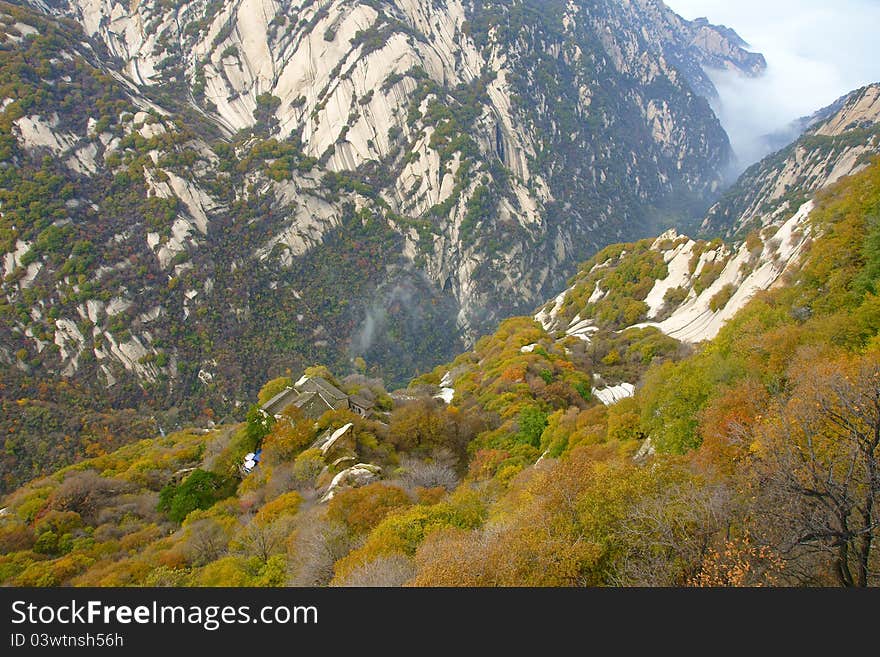 Landscape of Mount Hua