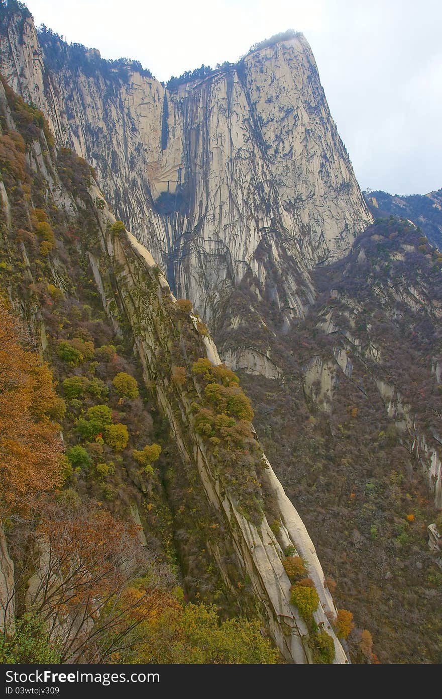 Landscape of Mount Hua