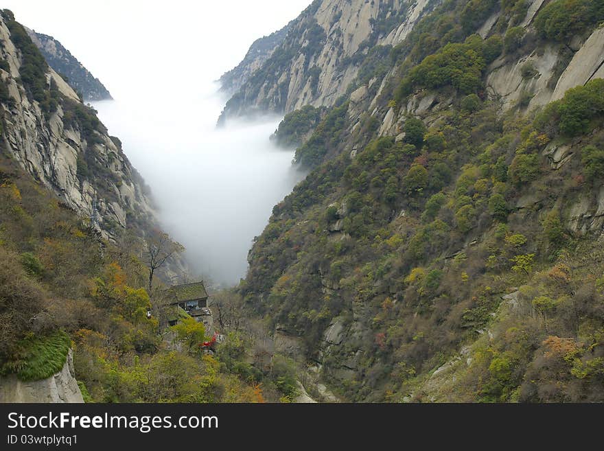 Landscape of Mount Hua