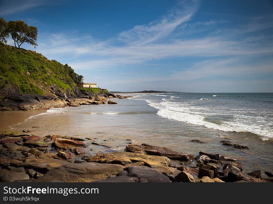 Beautiful beach of ocean