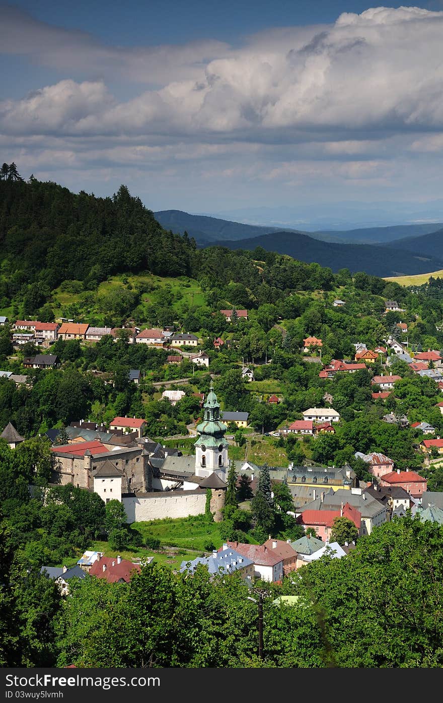 Old castle in Banska Stiavnica, Slovakia UNESCO