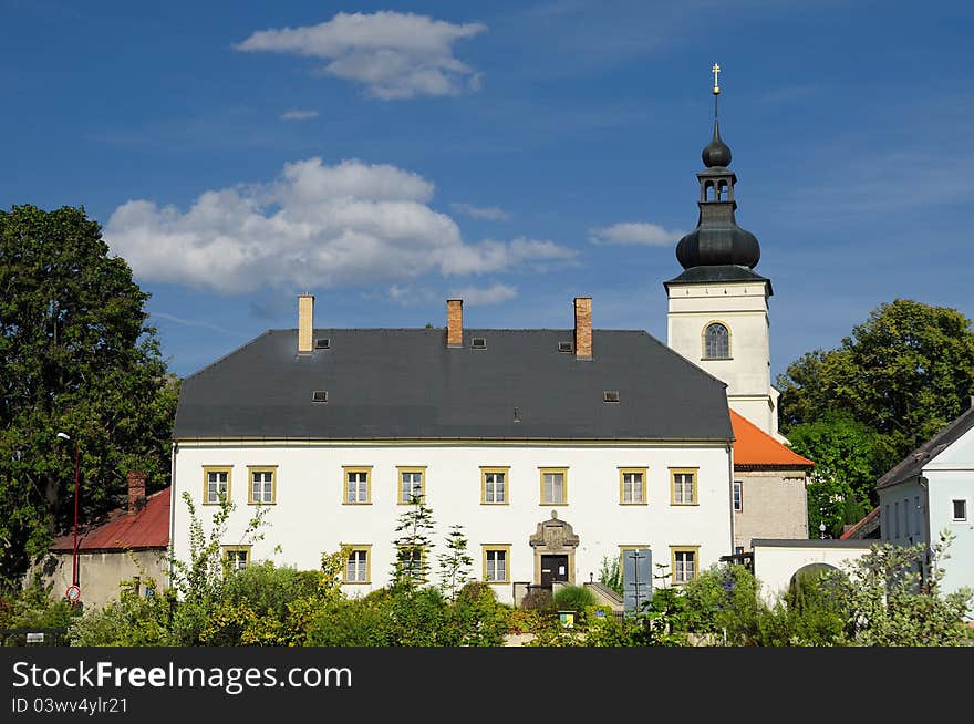 Parish Office and church in Svitavy