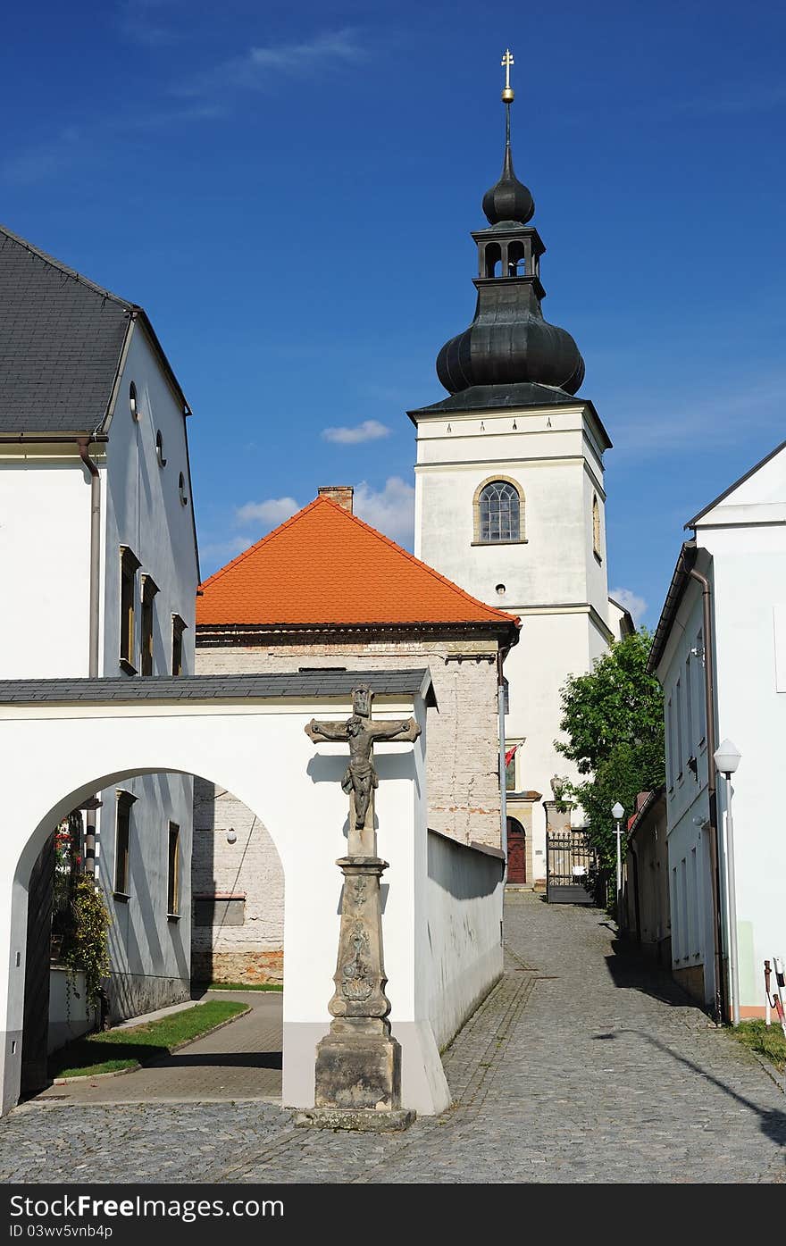 Parish Office and church in Svitavy - Czech Republic