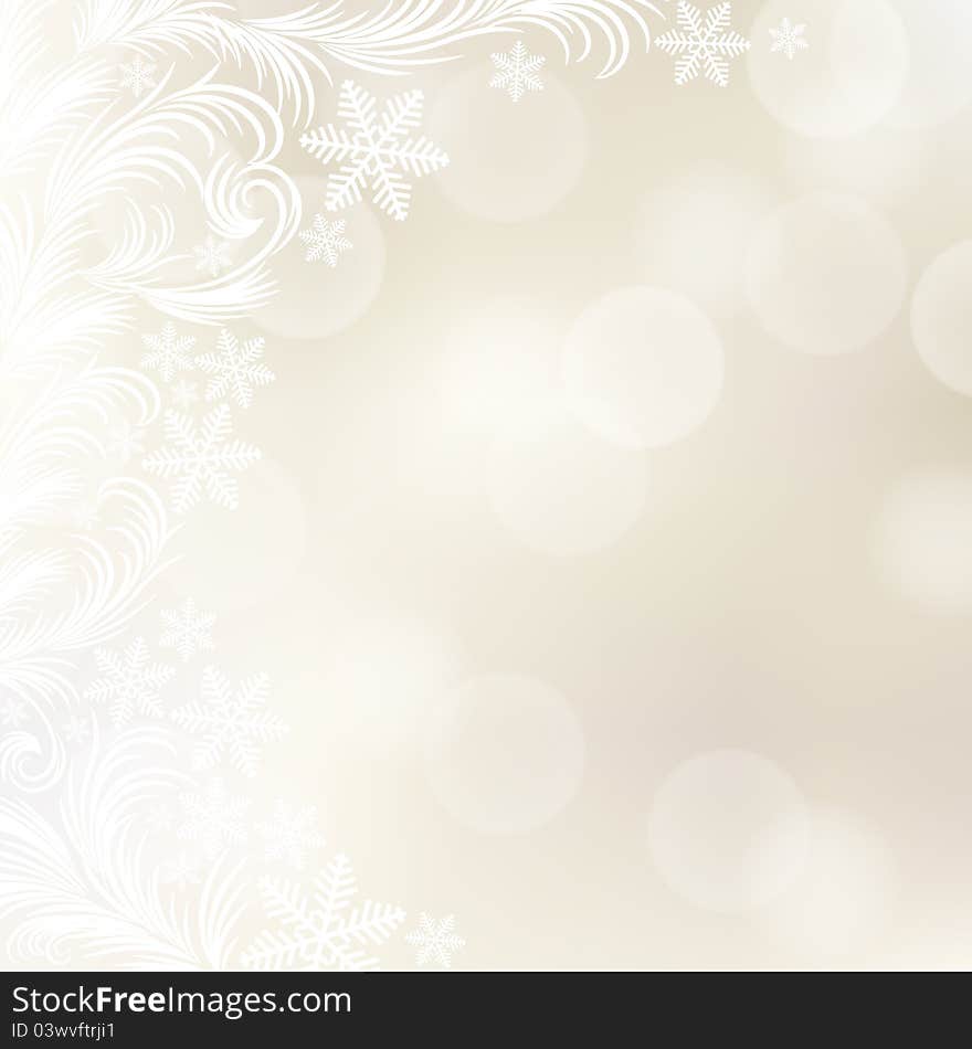 Vector background on the Christmas theme. Vector background on the Christmas theme