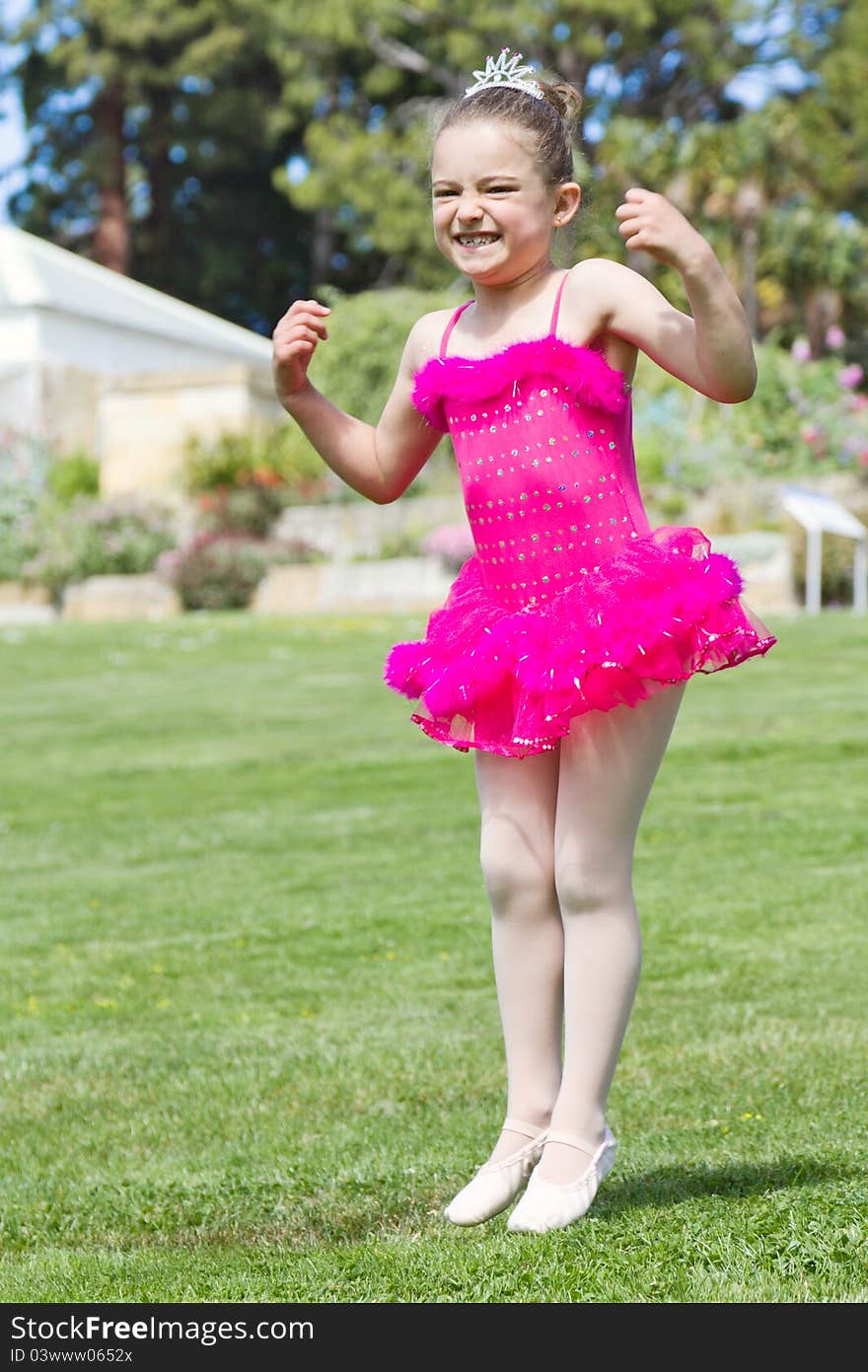 Happy ballerina