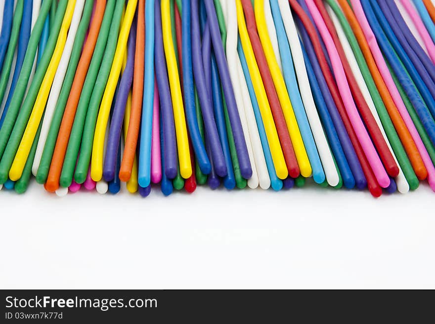 Multicolor balloon tube textures background