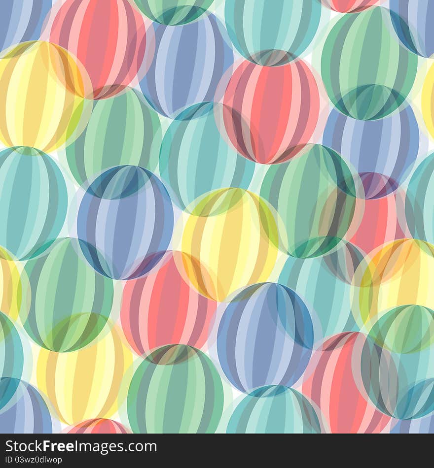 Retro seamless background with multicolor vivid circles. Retro seamless background with multicolor vivid circles