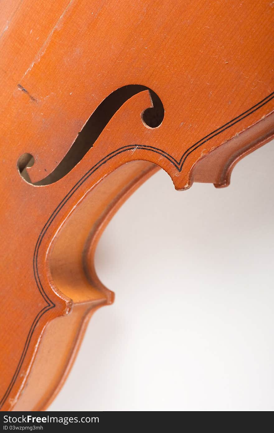 Details of violin